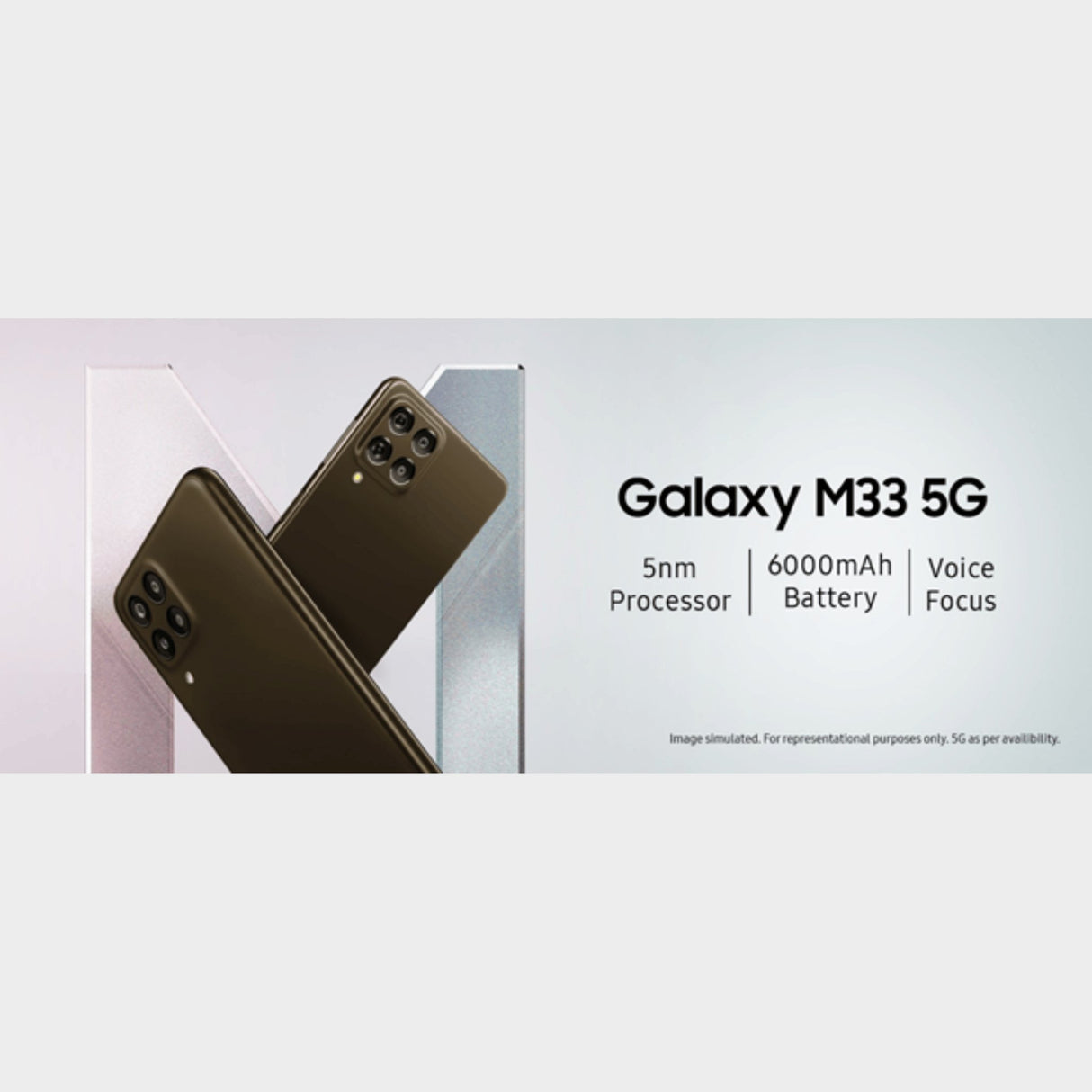 Samsung Galaxy M33 5G Phone - Mystique Green, 6GB, 128GB  - KWT Tech Mart