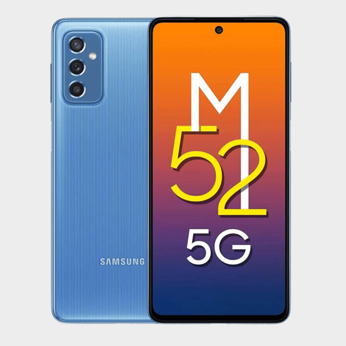 Samsung Galaxy M52 5G Phone - ICY Blue, 8GB RAM, 128GB, 64MP  - KWT Tech Mart