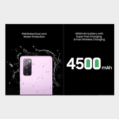 Samsung Galaxy S20 FE 6.5″ Phone - 6GB/128GB 12MP – Lavender  - KWT Tech Mart