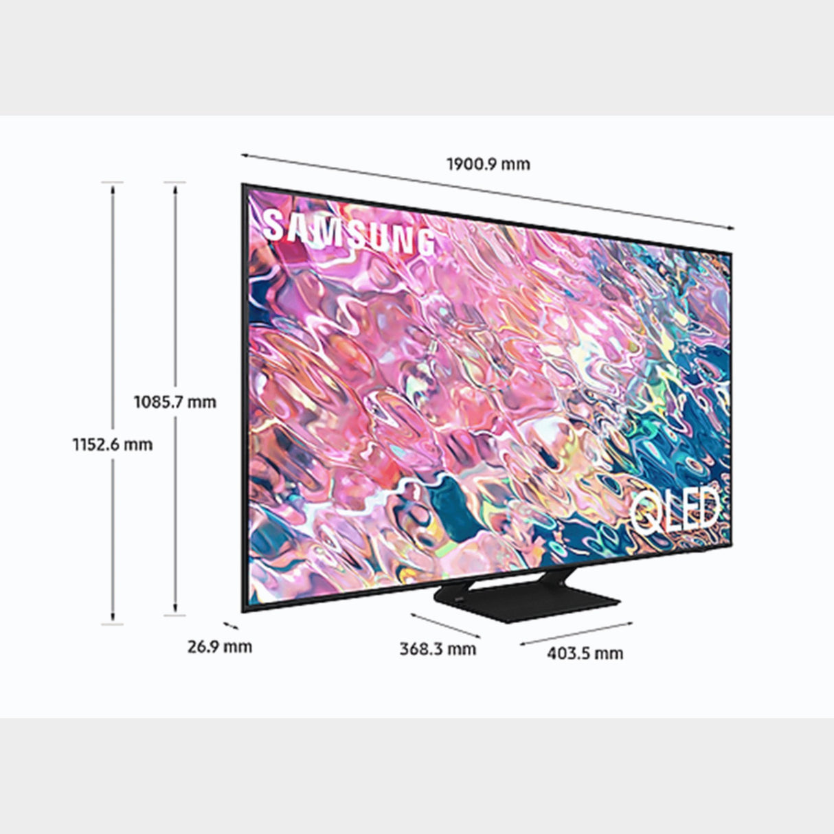 Samsung 85" QLED 4K UHD Smart TV QA85Q60B, Tizen, HDR, Wi-Fi - KWT Tech Mart