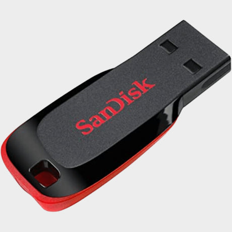SanDisk 128GB Cruzer Blade USB 2.0 Flash Drive – Black  - KWT Tech Mart