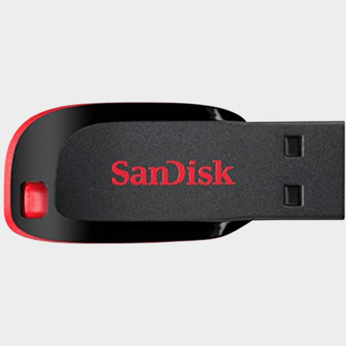 SanDisk 128GB Cruzer Blade USB 2.0 Flash Drive – Black  - KWT Tech Mart