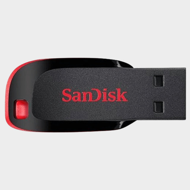 SanDisk 32GB 2.0 Cruzerblade Flash Disk – Red, Black  - KWT Tech Mart