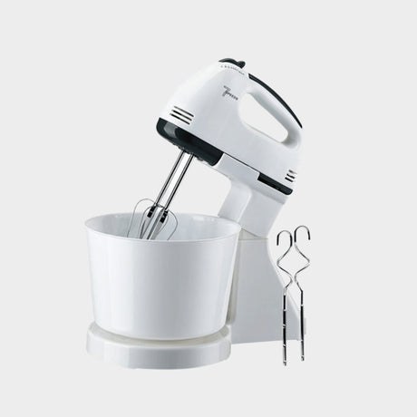 Scarlett 7 Speed Hand Mixer with Stand Mixer, Stainless Bowl - KWT Tech Mart