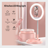 Selfie Ring Light 10" LED Foldable Circle Lamp - KWT Tech Mart