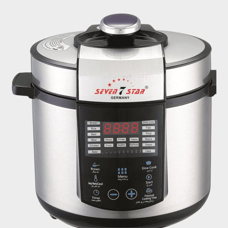 Seven 7 Star 6L 15-in-1 Rice Pressure Cooker & Steamer - KWT Tech Mart