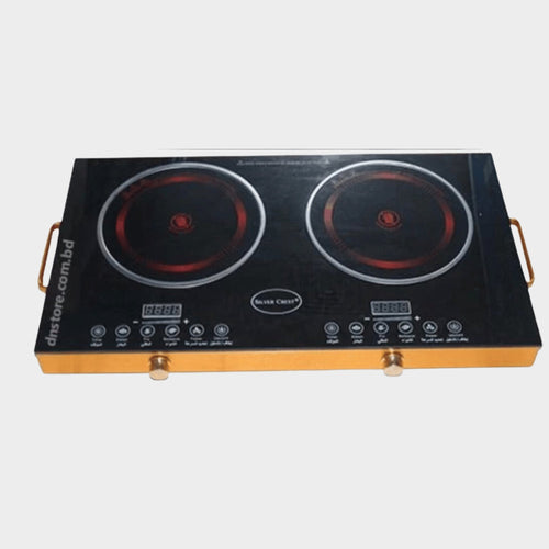 Silver Crest 2 Burner Infrared Cooker hotplate Stove - Black - KWT Tech Mart