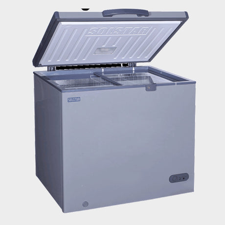 Solstar 400L Chest Freezer CF400-SGLBSS - Silver - KWT Tech Mart