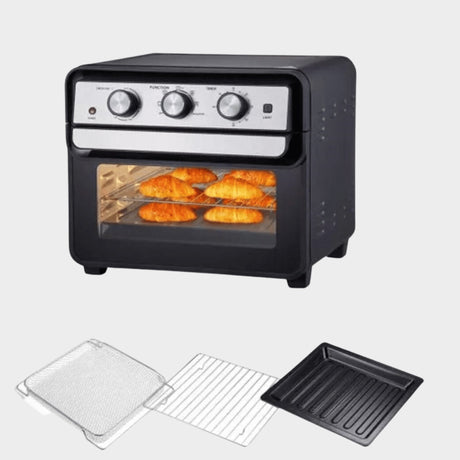Sonifer 22L 2-in-1 Toaster & Air Fryer Oven - Black - KWT Tech Mart