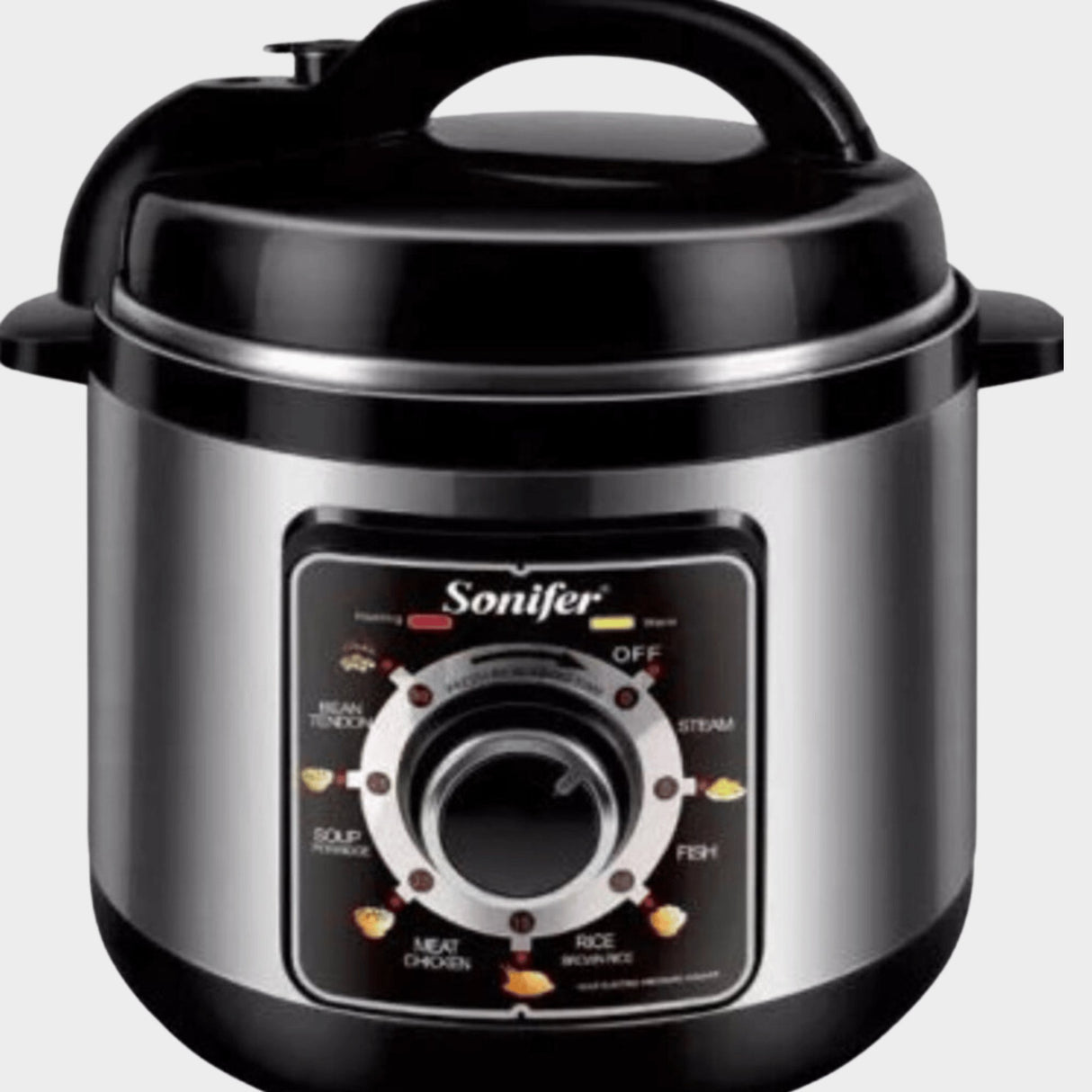 Sonifer 6L Electric Rice or Pressure Cooker - Silver - KWT Tech Mart
