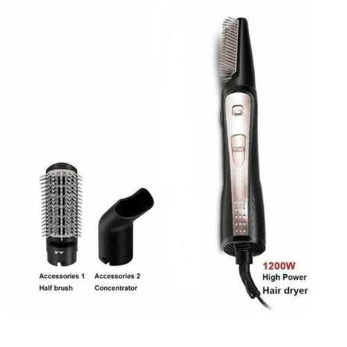 Sonifer Hair Dryer Styler And Rotary Volumizer, Black - KWT Tech Mart