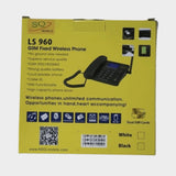 SQ Mobile SQ LS-960 Dual Sim Wireless Landline Desktop Phone  - KWT Tech Mart