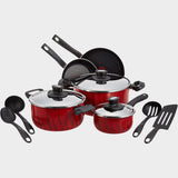 Tefal 12Pcs Aluminium Non-Stick Coating Cooking Set C5489482 - KWT Tech Mart