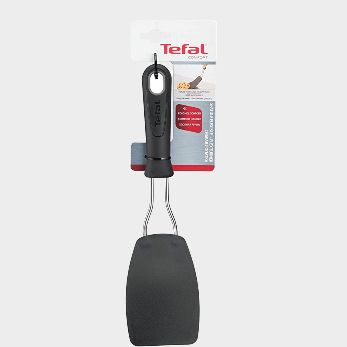 Tefal Comfort Flex Angle Spatula K1290314 - Black - KWT Tech Mart