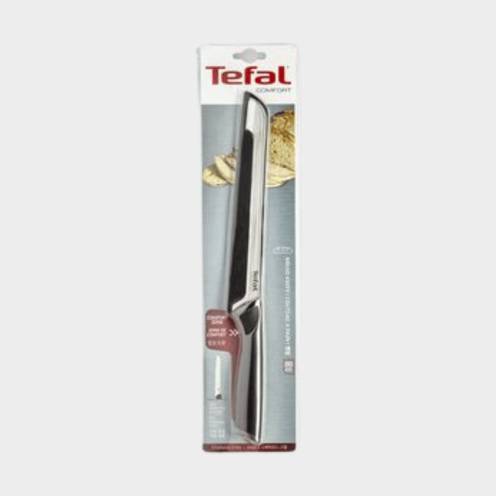 Tefal Comfort Touch Bread Knife 20cms - Black - K2213414 - KWT Tech Mart