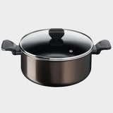 Tefal Easy Cook & Clean 24 cm Cooking Pot with Lid, B5544602 - KWT Tech Mart