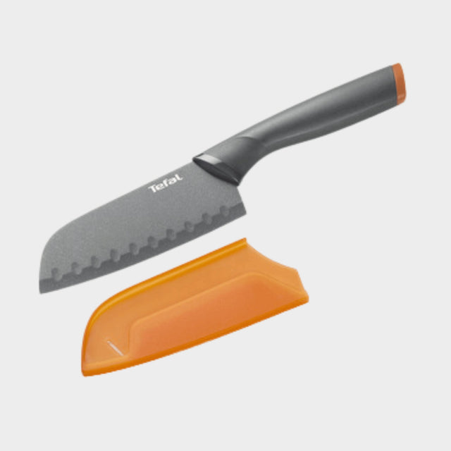 Tefal Fresh Kitchen Santoku Knife 12cm K1220114 – Grey - KWT Tech Mart