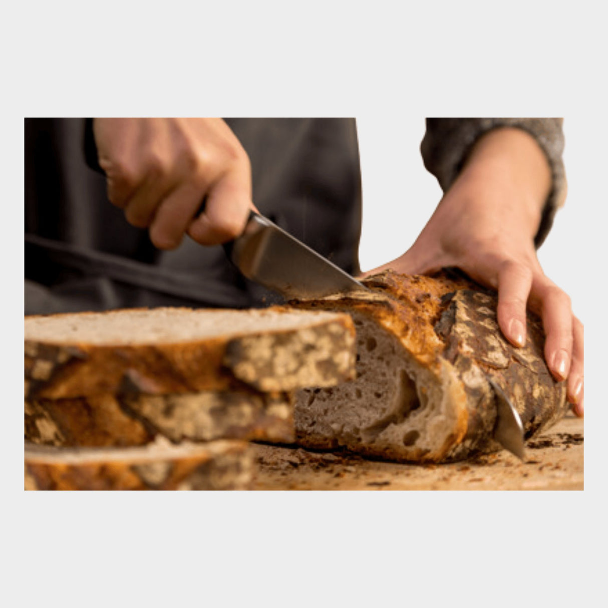 Tefal Ingenio Ice Force Bread Knife 20cm K2320414 - Black - KWT Tech Mart