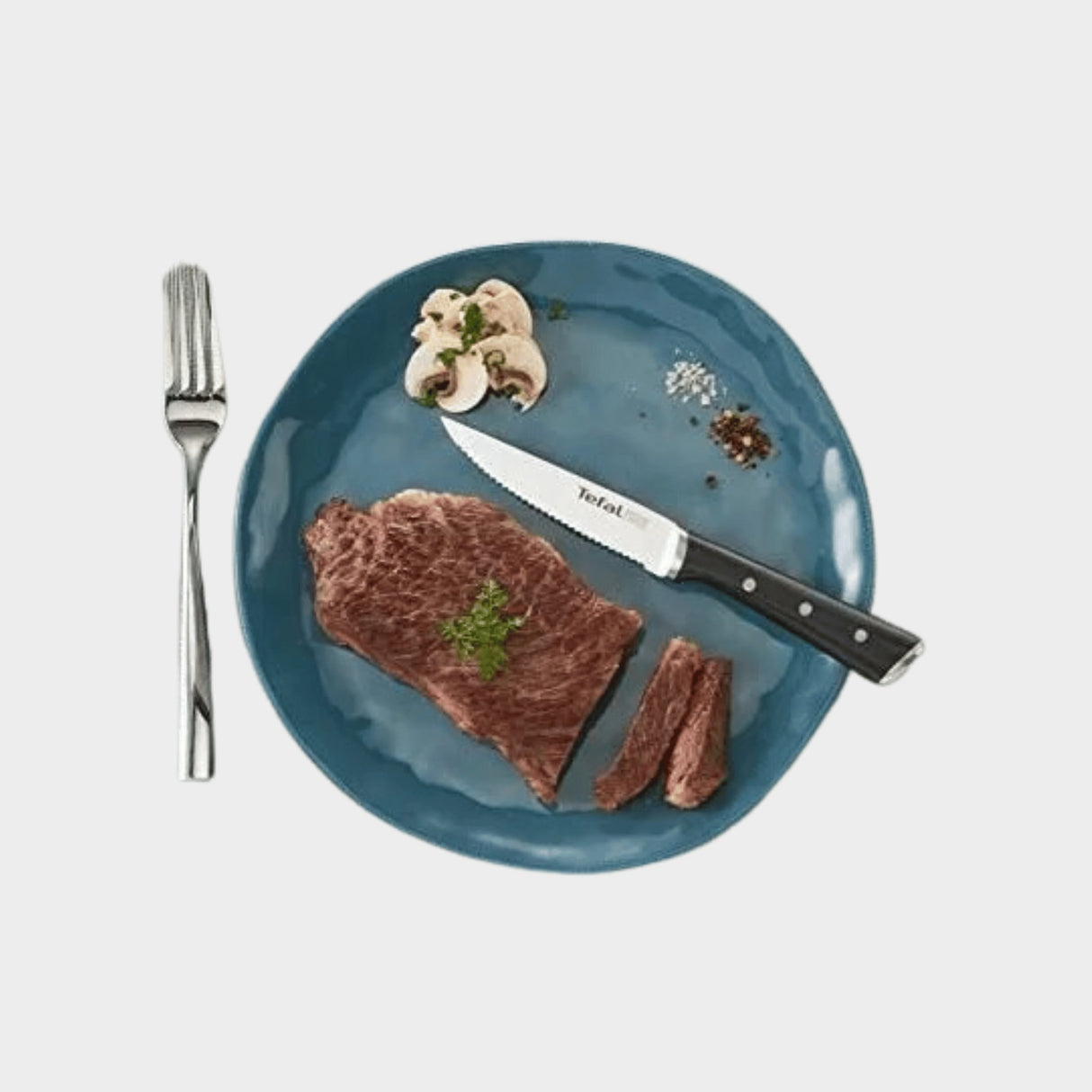 Tefal 4pc Ice Force Stainless Steak Knives 11cm, K232S414 - KWT Tech Mart