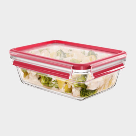 Tefal 1.3L Master Seal Food Container K3010412 - Red/Clear - KWT Tech Mart