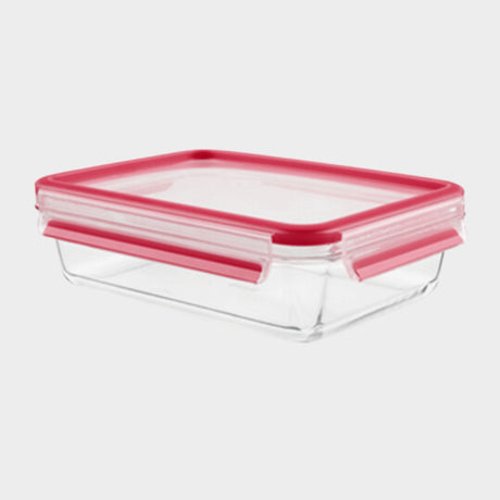 Tefal 1.3L Master Seal Food Container K3010412 - Red/Clear - KWT Tech Mart