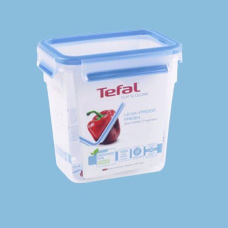Tefal 1.6L Square Masterseal Plastic Food Container K3021912 - KWT Tech Mart
