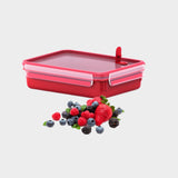 Tefal 1.2L Masterseal Micro Box Food Container K3102512 Red - KWT Tech Mart