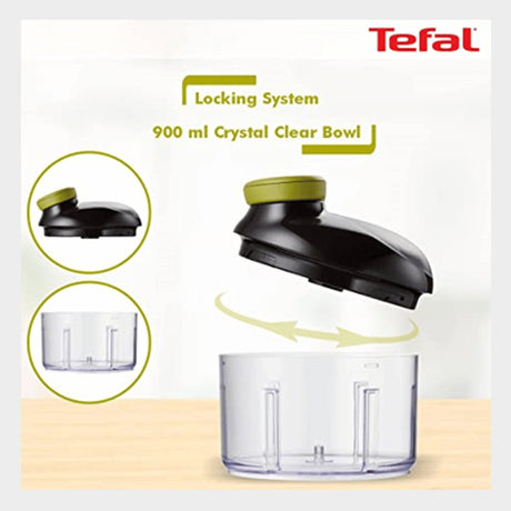 Tefal Manual Food Chopper, Mixer, Stainless Blades, 900ml - KWT Tech Mart