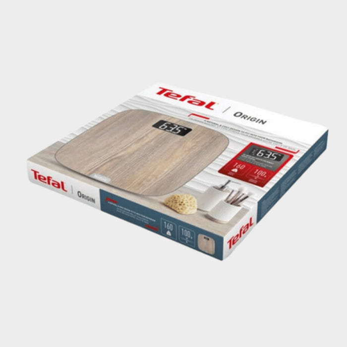 Tefal Origin Oval Wood Electronic Personal Scale PP1600V0 - KWT Tech Mart