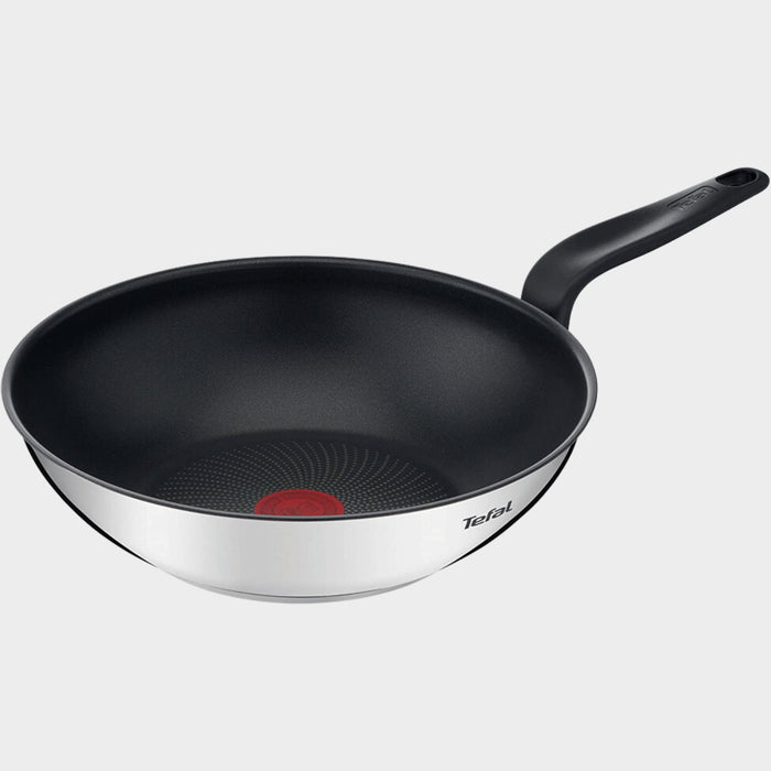 Tefal 28cm Primary Stainless Steel NonStick Wok Pan E3091904 - KWT Tech Mart