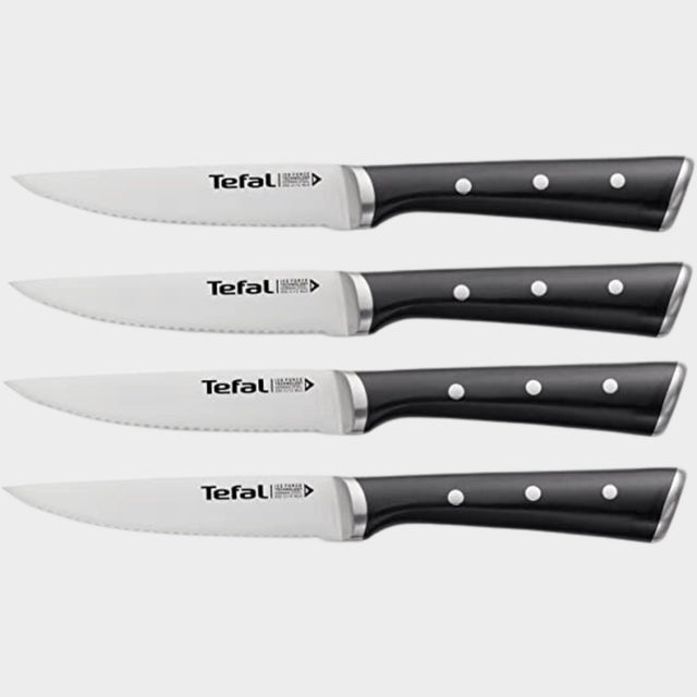 Tefal Stainless Steel Steak Knives-Set of 4 - Ice Force - KWT Tech Mart