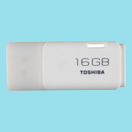 Toshiba 16GB Flash Drive, White - KWT Tech Mart