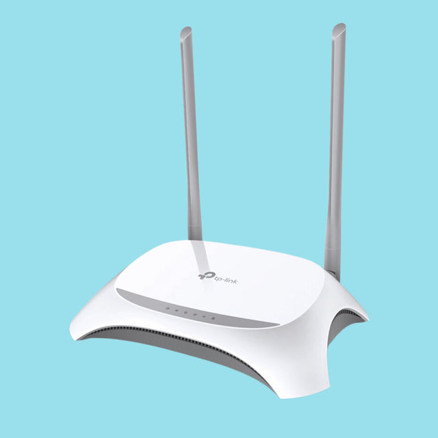 TP-Link 3G/4G Wireless N Router, TL-MR342 – White  - KWT Tech Mart