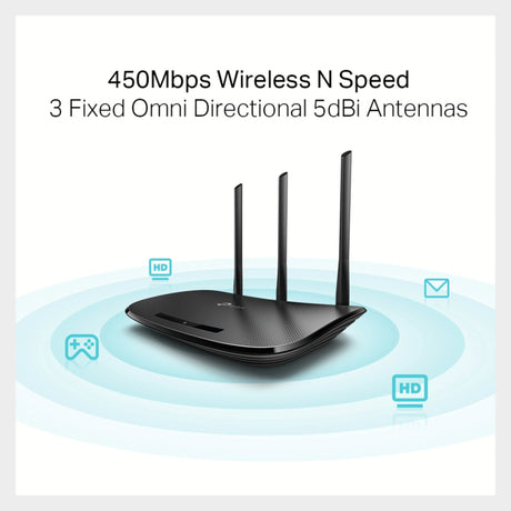 TP-Link 450Mbps Wireless N Router, TL-WR940N  - KWT Tech Mart