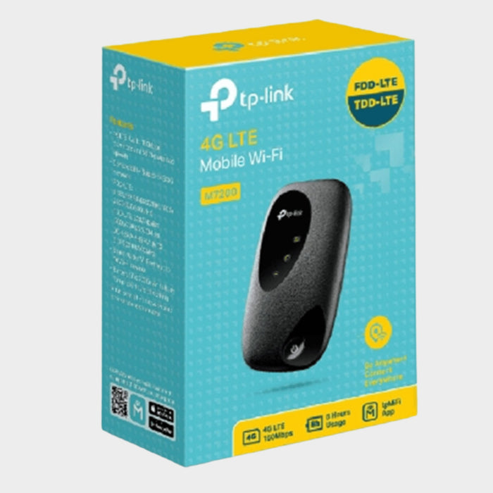 TP-Link M7200 4G LTE Mobile MiFi – Black  - KWT Tech Mart