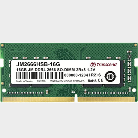 Transcend 16GB DDR4 2666 RAM, Green - KWT Tech Mart