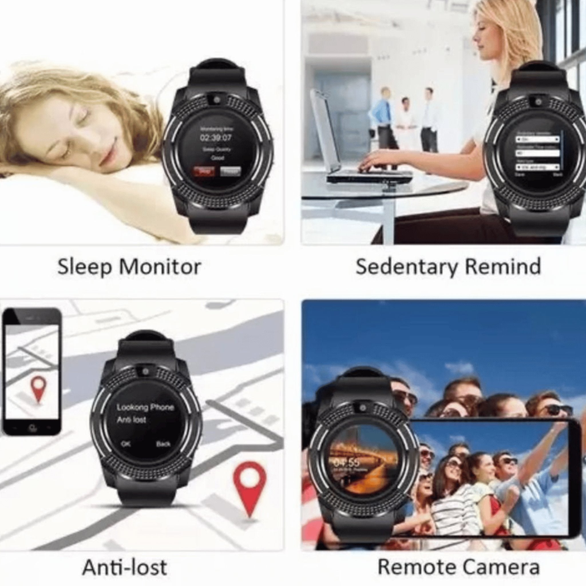 2019 new v8 bluetooth smart watch best sale