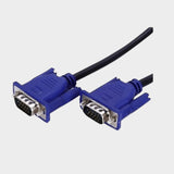 VGA Computer Cable 1.5m, Black, Blue - KWT Tech Mart