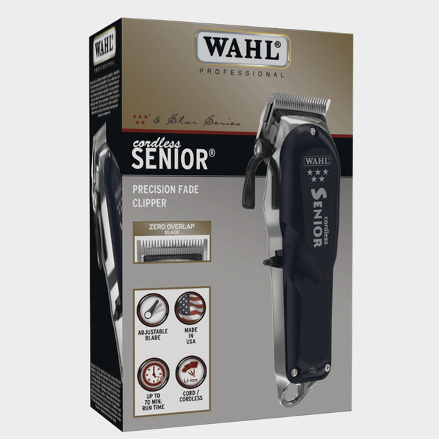 Wahl Cordless Senior Clipper - Black - KWT Tech Mart