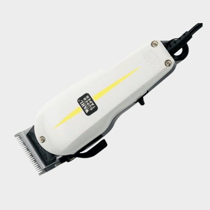 Wahl Super Taper Hair Clipper/3 Pin - White - KWT Tech Mart