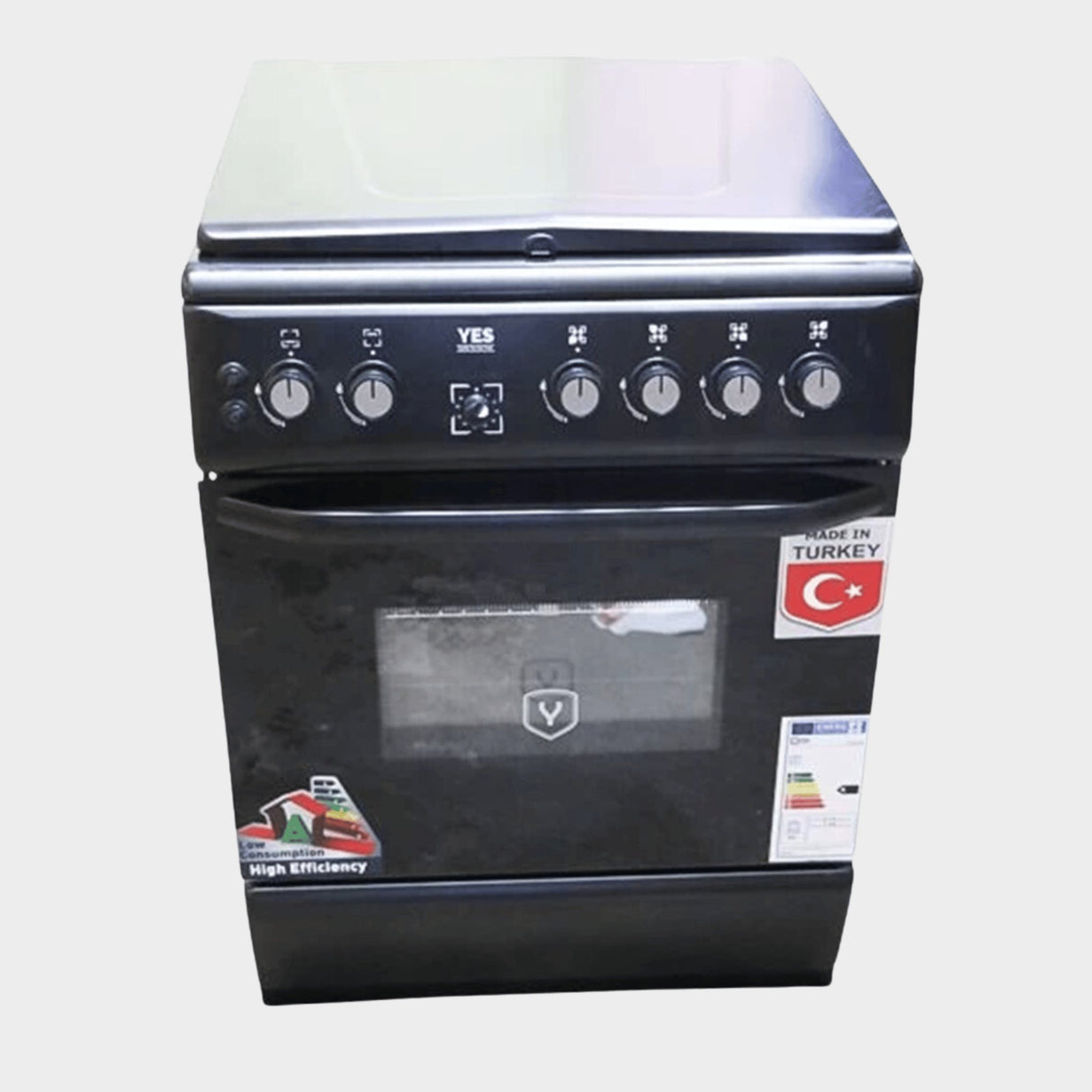 Yes  60x60cm Cooker, 2 Gas + 2 Electric hotplates YS-6622GTG - KWT Tech Mart
