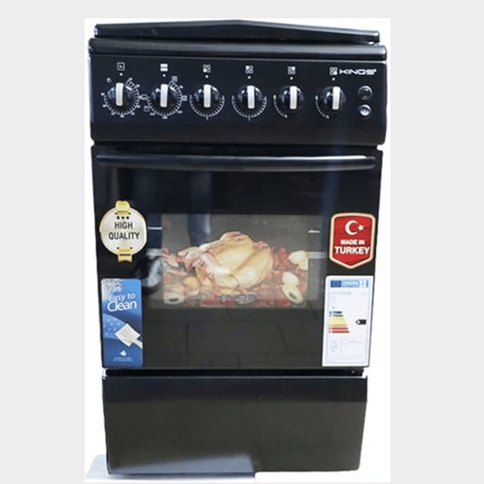 Yes  60x60cm Cooker, 2 Gas + 2 Electric hotplates YS-6622GTG - KWT Tech Mart